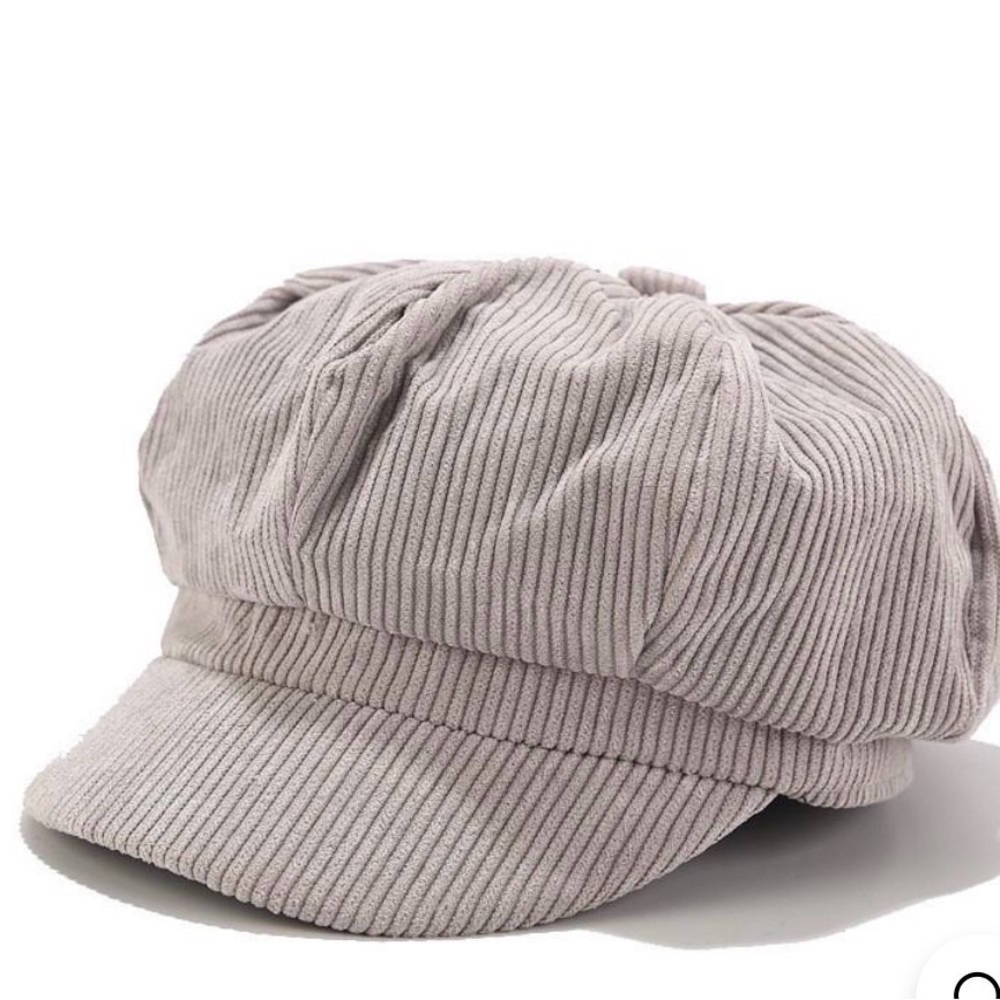 Vici Gray Corduroy Cap